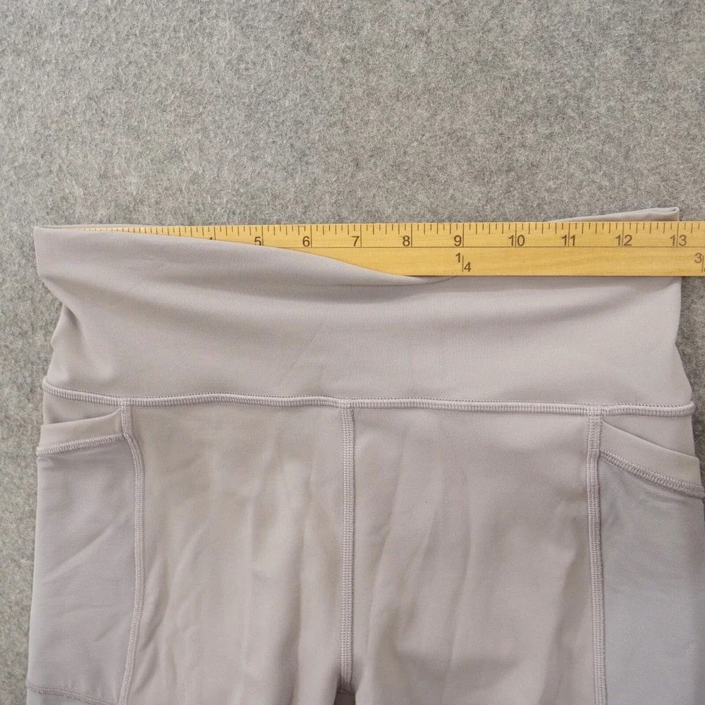 Lululemon Leggings Womens 8 Gray Forget Sweat Active Athleisure Gym Training